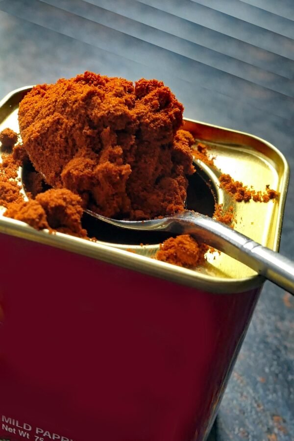paprika, powder, seasoning, cook, food, nourishment, kitchen, paprika powder, taste, ingredient, flavors