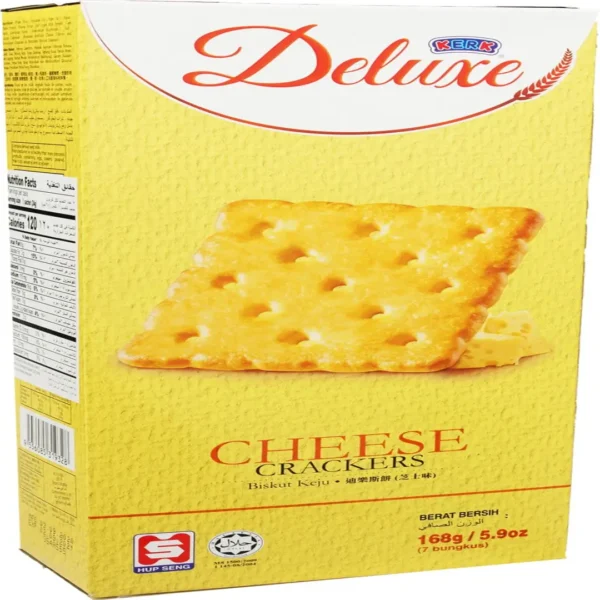 Deluxe, Cheese Crackers, 168g
